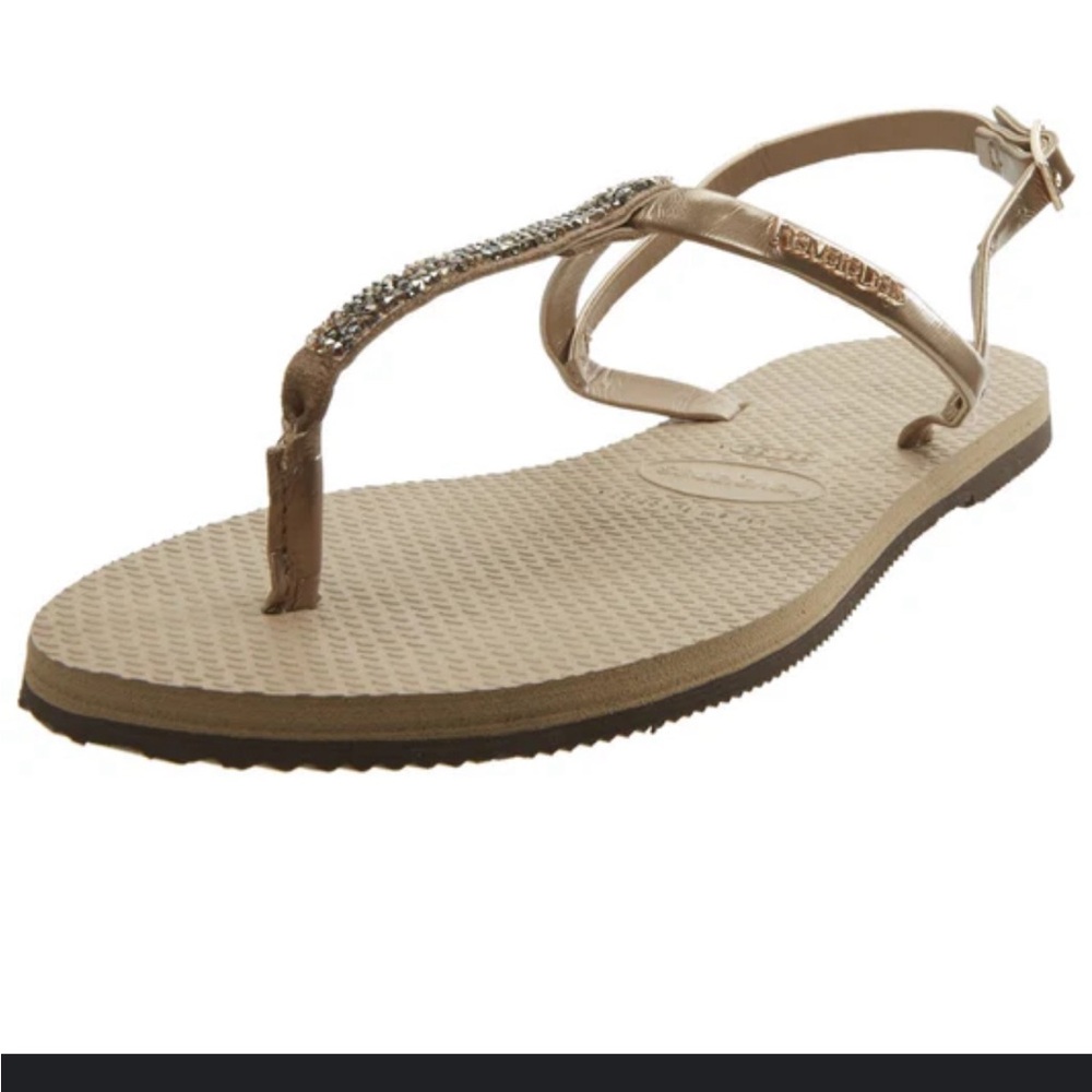 Havainas Sparkle Bronze Woman 6 Sandals